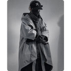Teckwear Casual Hooded Long Street Trench - ATLAS 1