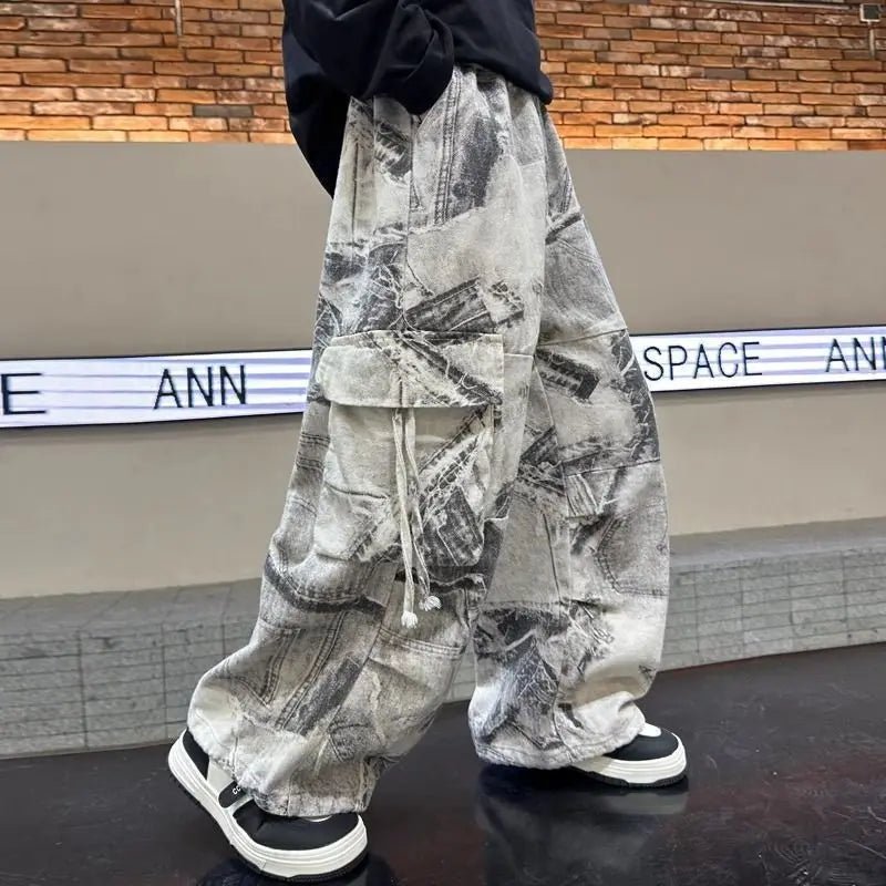 Teen Boys Comfortable Straight Cargo Pants - ATLAS 1