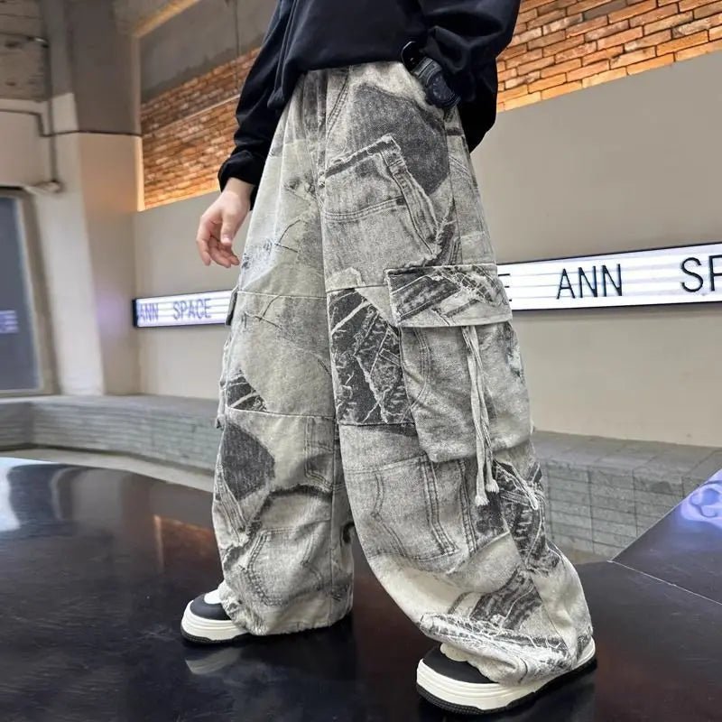 Teen Boys Comfortable Straight Cargo Pants - ATLAS 1