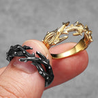 Thorn Crown Retro Stainless Steel Ring - ATLAS 1