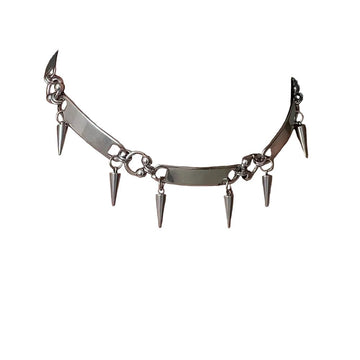 Titanium Steel Rivet Punk Choker Necklace - ATLAS 1