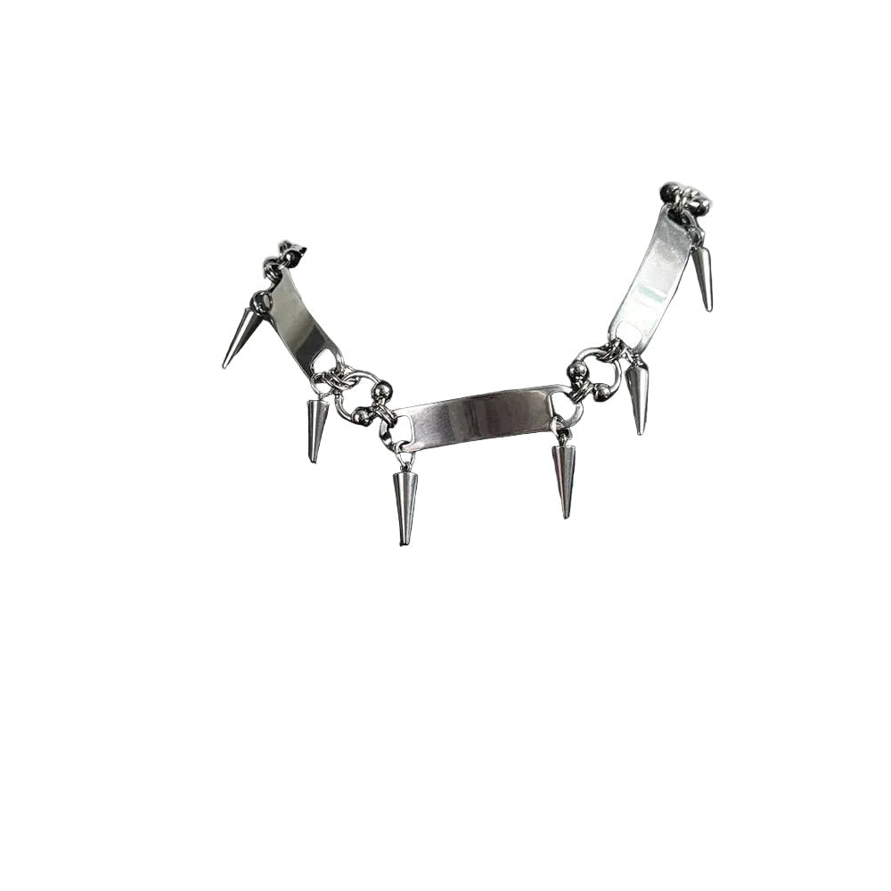 Titanium Steel Rivet Punk Choker Necklace - ATLAS 1