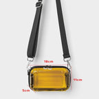 Transparent Design Techwear Messenger Bag with Wide Strap - ATLAS 1