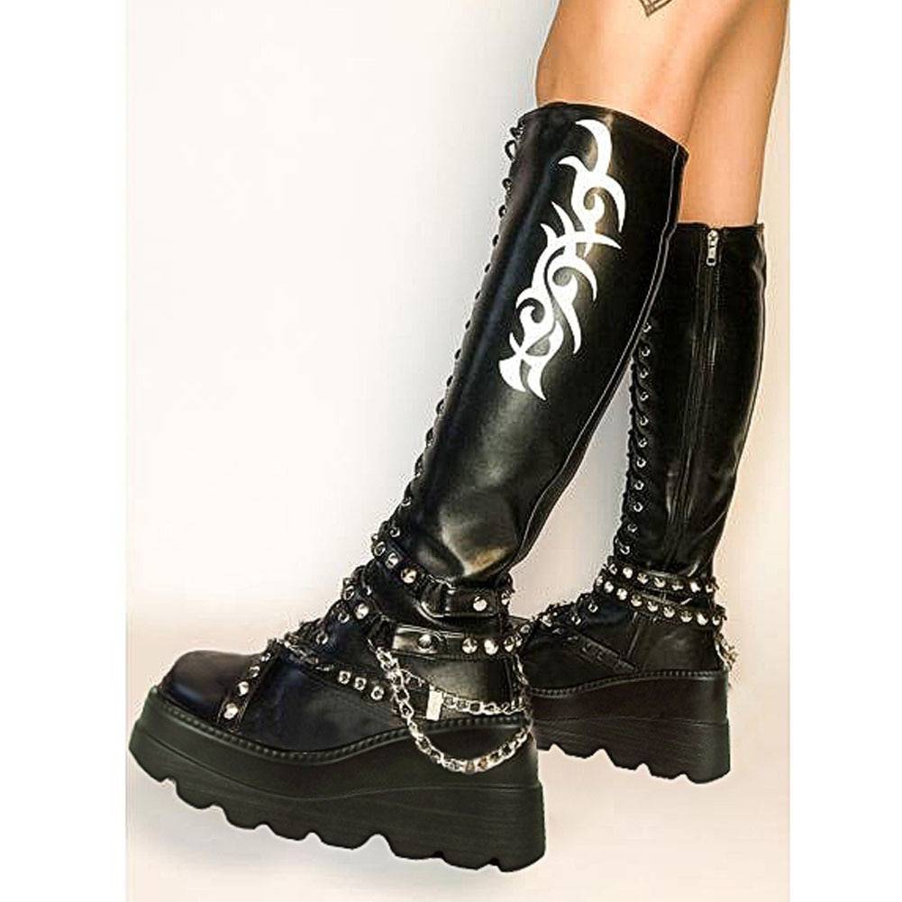 Ultra - High Platform Techwear Boots - ATLAS 1