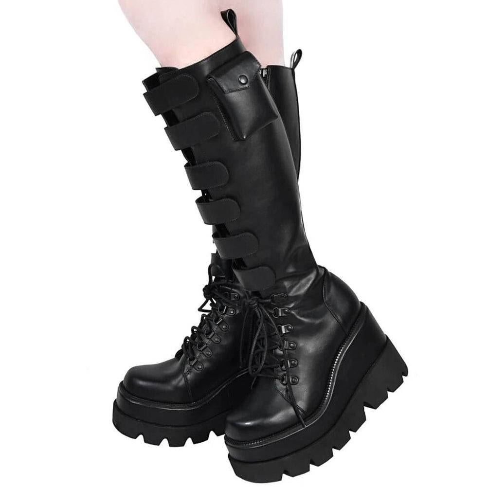 Ultra - High Platform Techwear Boots - ATLAS 1