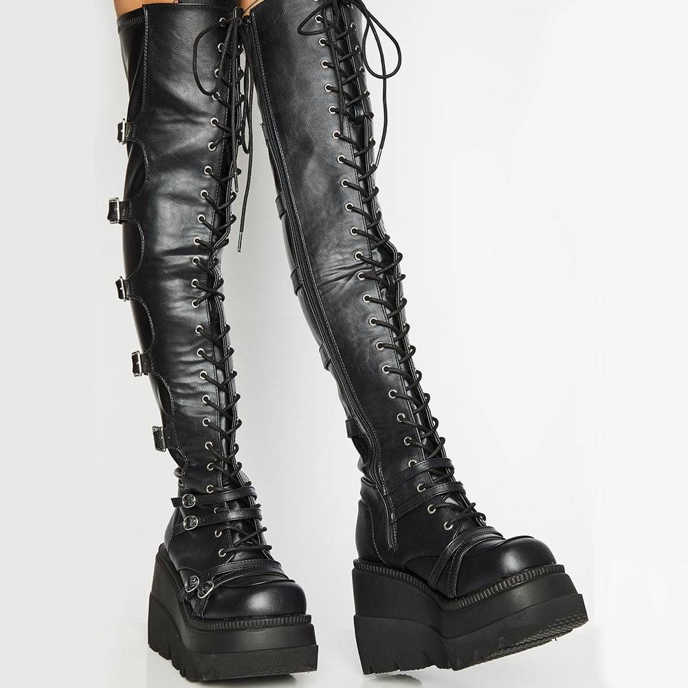 Ultra - High Platform Techwear Boots - ATLAS 1