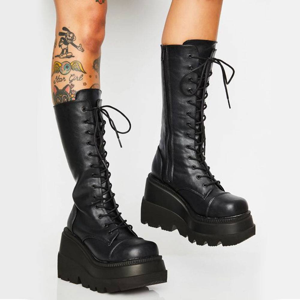 Ultra - High Platform Techwear Boots - ATLAS 1