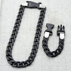Unisex Acrylic Oversized Chain Techwear Necklace - ATLAS 1