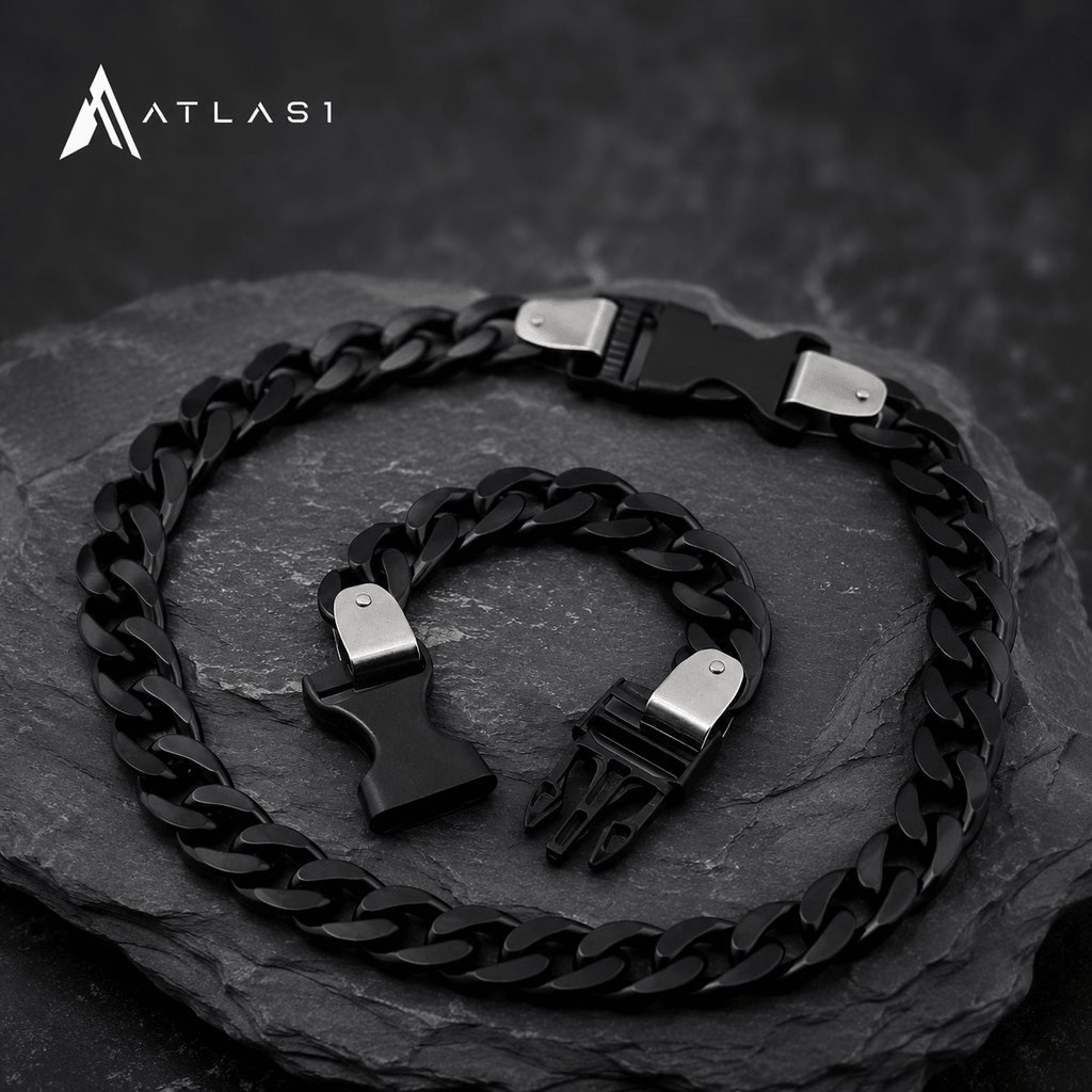 Unisex Acrylic Oversized Chain Techwear Necklace - ATLAS 1