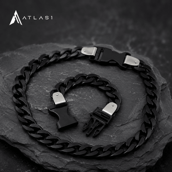 Unisex Acrylic Oversized Chain Techwear Necklace