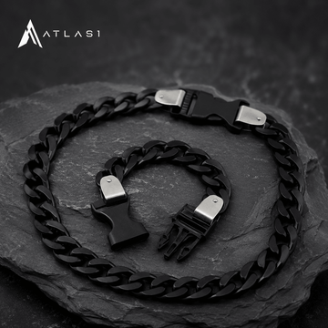 Unisex Acrylic Oversized Chain Techwear Necklace - ATLAS 1