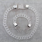 Unisex Acrylic Oversized Chain Techwear Necklace - ATLAS 1