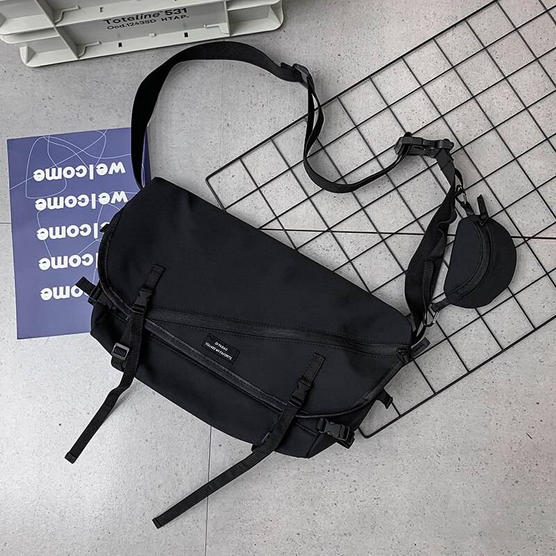 Unisex Large Capacity Waterproof Strappy Techwear Crossbody Bag - ATLAS 1