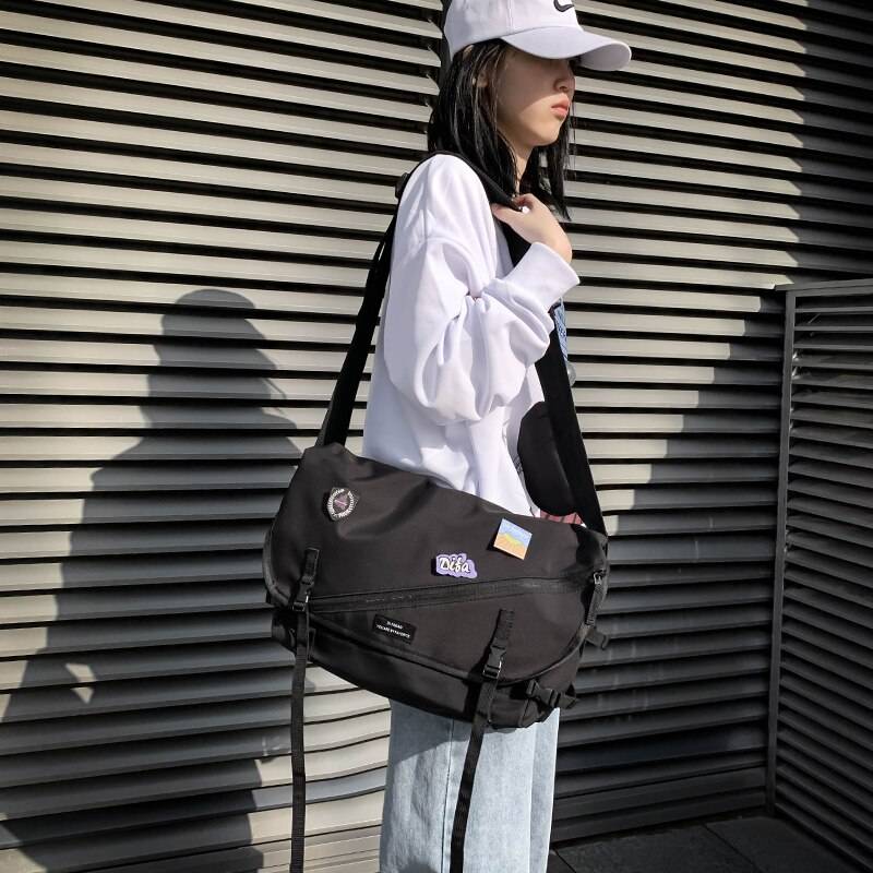 Unisex Large Capacity Waterproof Strappy Techwear Crossbody Bag - ATLAS 1