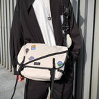 Unisex Large Capacity Waterproof Strappy Techwear Crossbody Bag - ATLAS 1