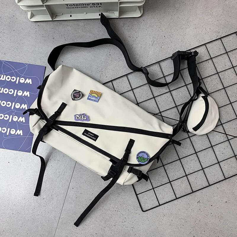 Unisex Large Capacity Waterproof Strappy Techwear Crossbody Bag - ATLAS 1