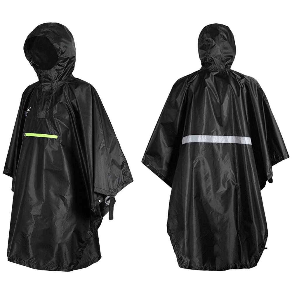 Unisex Neon Detail Waterproof Techwear Cape - ATLAS 1