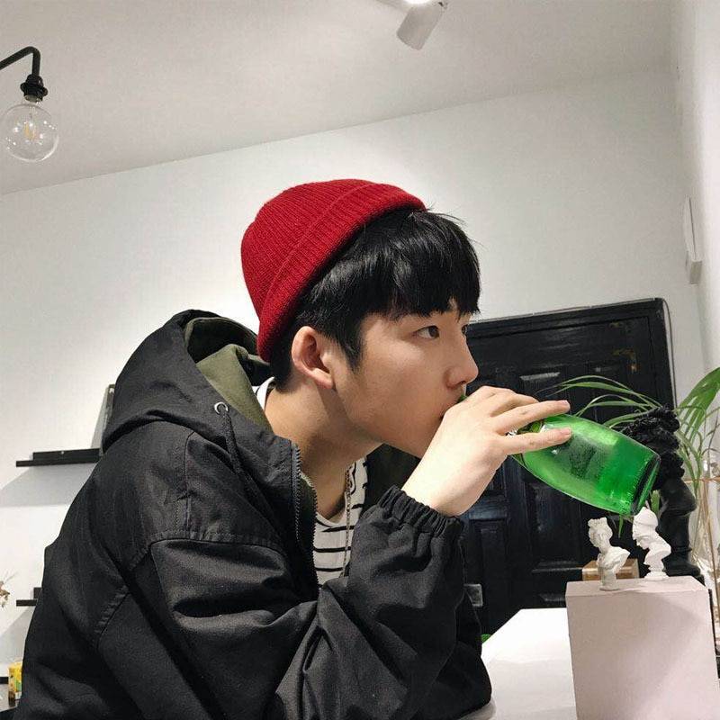 Unisex Solid Color Knitted Techwear Pumpkin Beanie - ATLAS 1