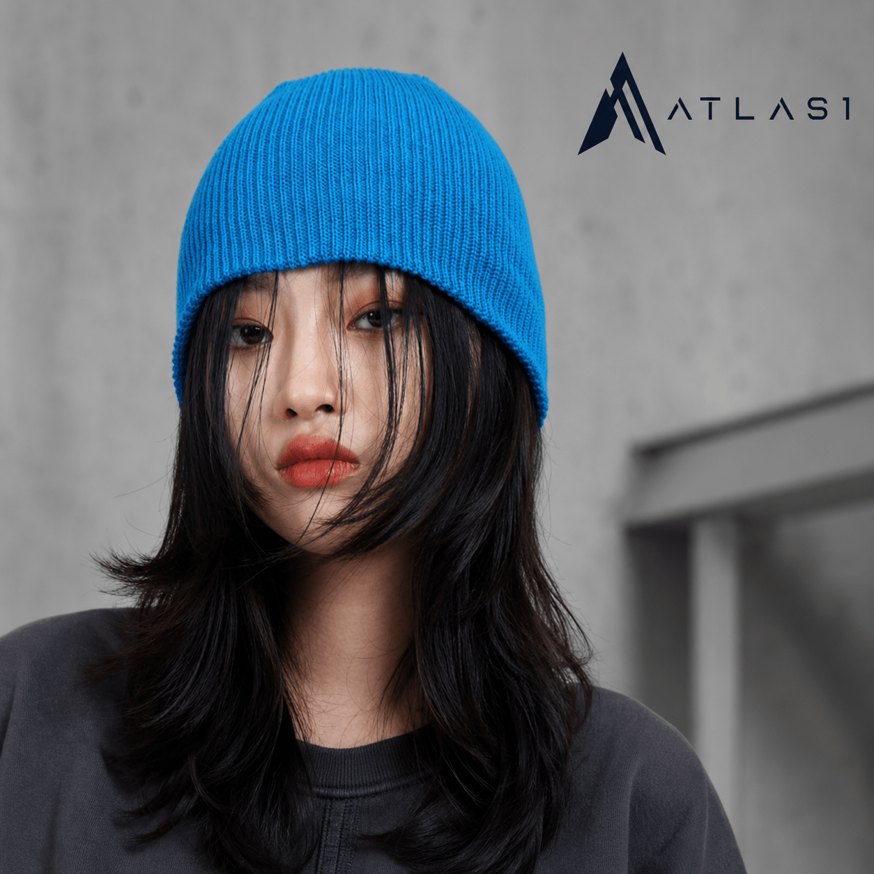 Unisex Solid Color Knitted Techwear Pumpkin Beanie - ATLAS 1