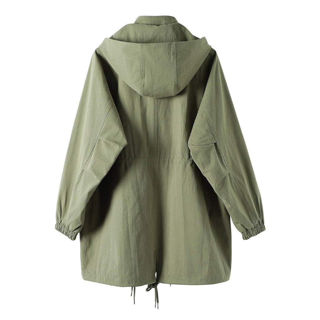 Unisex Streetwear Techwear Dark Hooded Windbreaker - ATLAS 1