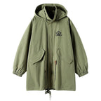 Unisex Streetwear Techwear Dark Hooded Windbreaker - ATLAS 1