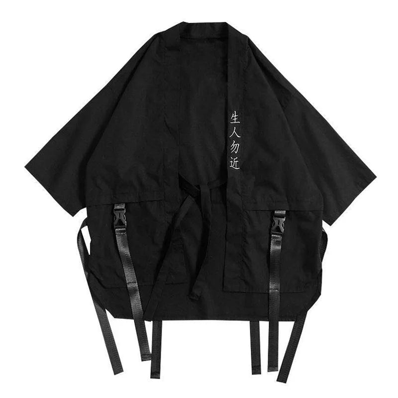 Unisex Techwear Casual Oversized Ribbon Shirt - ATLAS 1