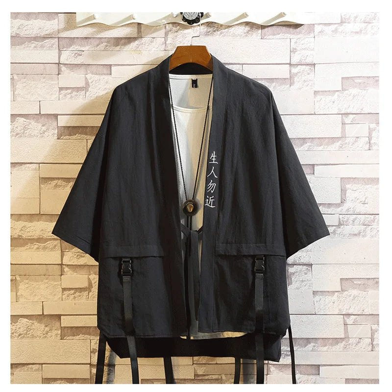 Unisex Techwear Casual Oversized Ribbon Shirt - ATLAS 1