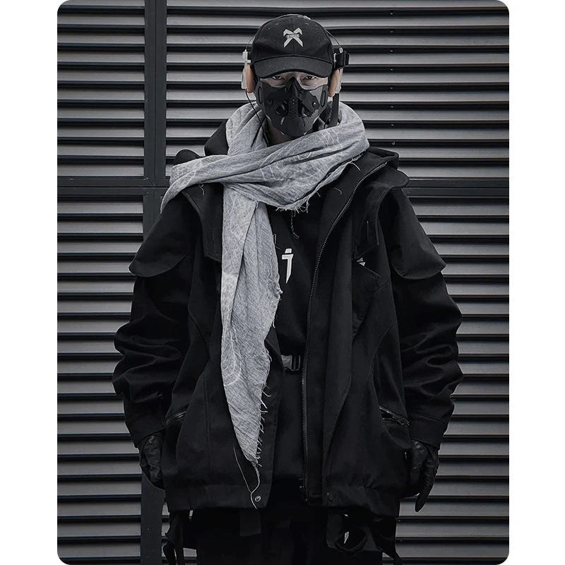 Unisex Techwear Functional Cargo Tactical Jacket - ATLAS 1