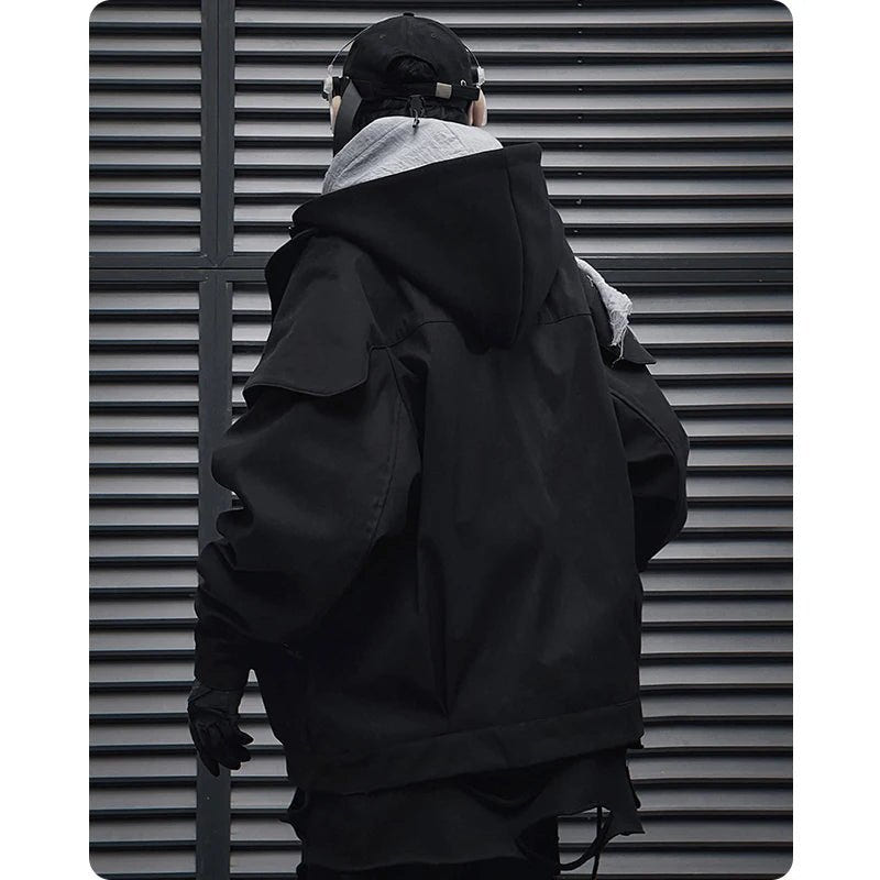 Unisex Techwear Functional Cargo Tactical Jacket - ATLAS 1