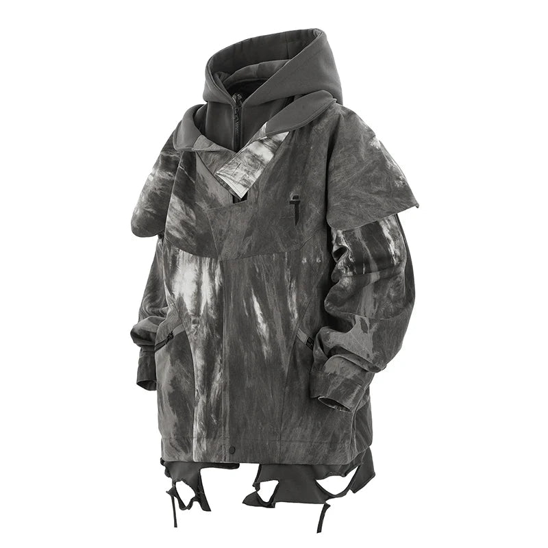 Unisex Techwear Functional Cargo Tactical Windbreaker Jacket - ATLAS 1