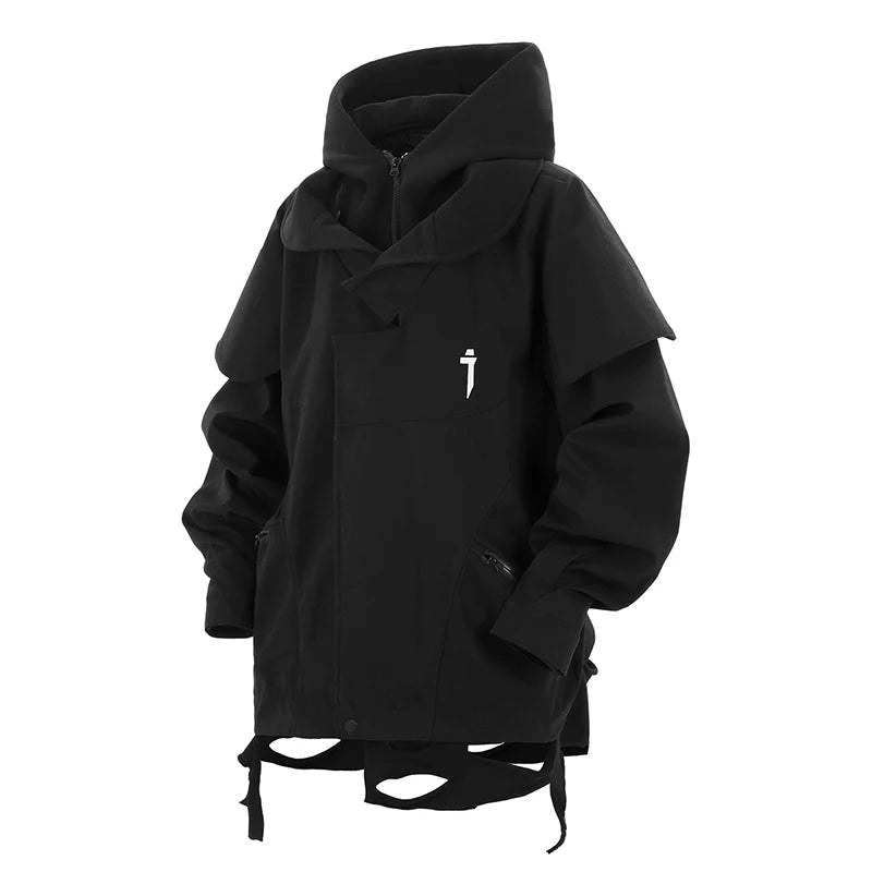 Unisex Techwear Functional Cargo Tactical Windbreaker Jacket - ATLAS 1