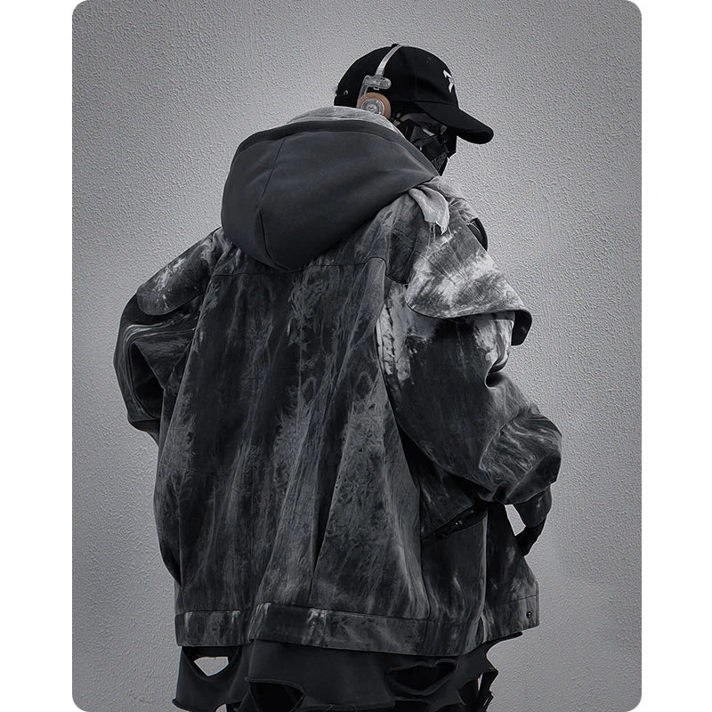 Unisex Techwear Functional Cargo Tactical Windbreaker Jacket - ATLAS 1