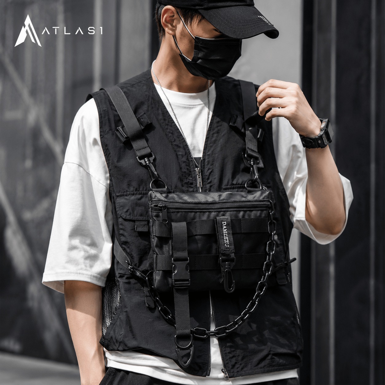 Unisex Techwear Functional Chest Bag - ATLAS 1