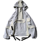 Unisex Techwear Multi Pocket Half Zip Jacket - ATLAS 1