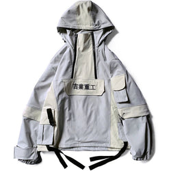 Unisex Techwear Multi Pocket Half Zip Jacket - ATLAS 1
