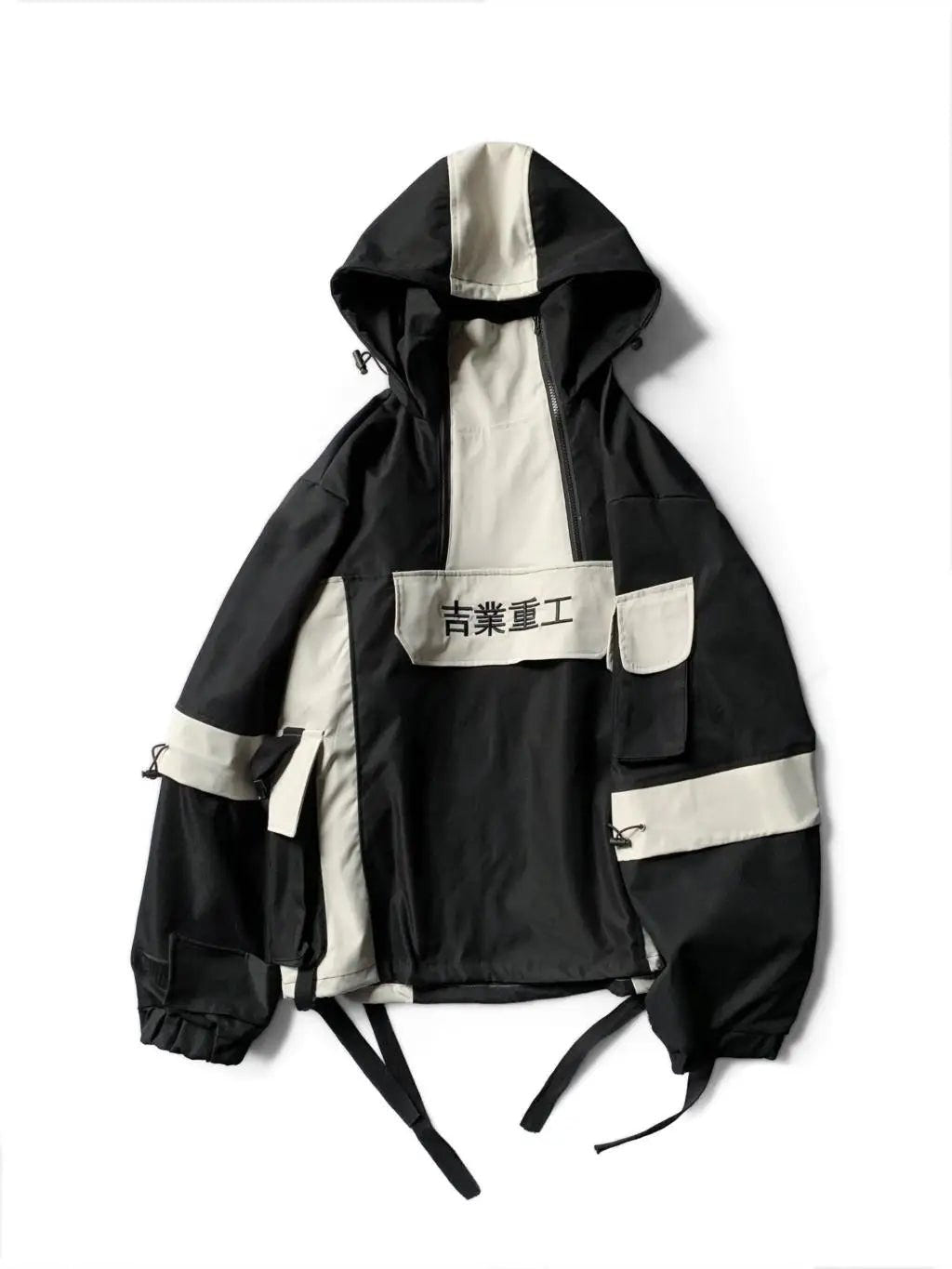 Unisex Techwear Multi Pocket Half Zip Jacket - ATLAS 1