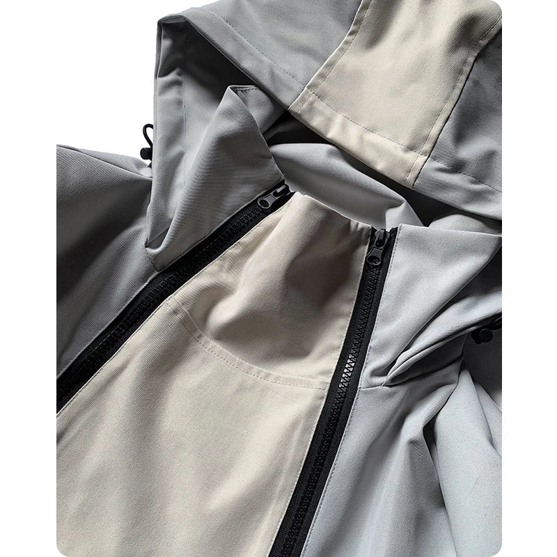 Unisex Techwear Multi Pocket Half Zip Jacket - ATLAS 1