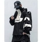 Unisex Techwear Multi Pocket Half Zip Jacket - ATLAS 1