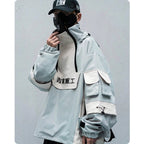 Unisex Techwear Multi Pocket Half Zip Jacket - ATLAS 1