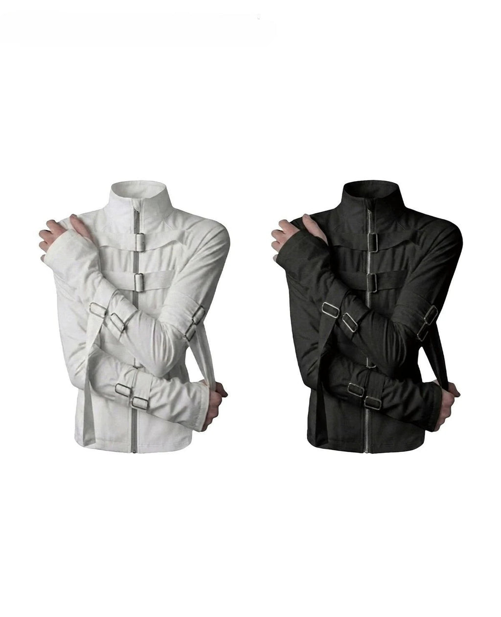 Unisex Techwear Stand Collar Streetwear Jacket - ATLAS 1