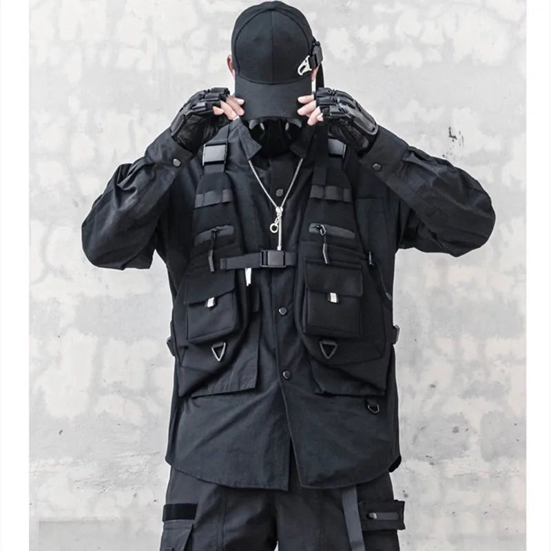 Unisex Techwear Tactical Motorcycle Utility Vest - ATLAS 1