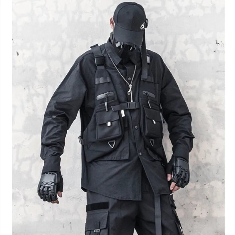 Unisex Techwear Tactical Motorcycle Utility Vest - ATLAS 1