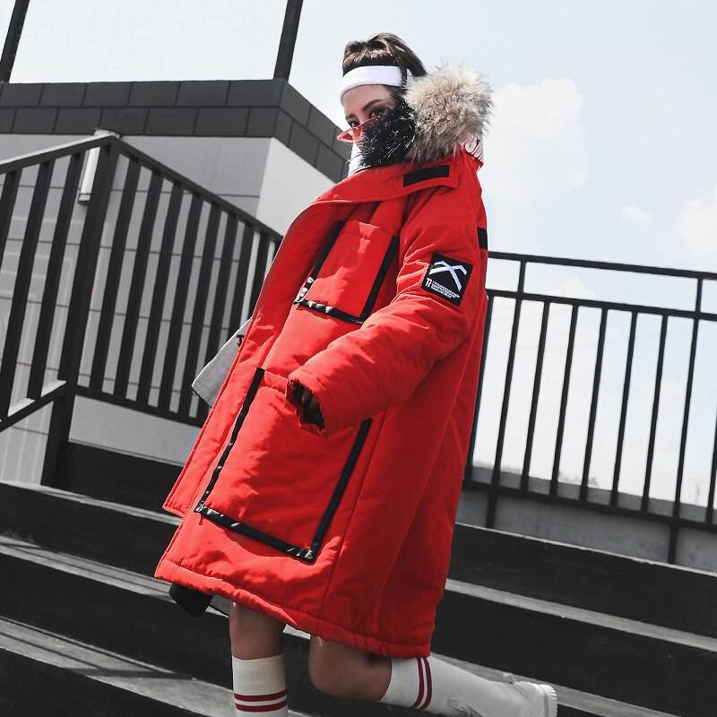Unisex Techwear Winter Parka with Fur - ATLAS 1