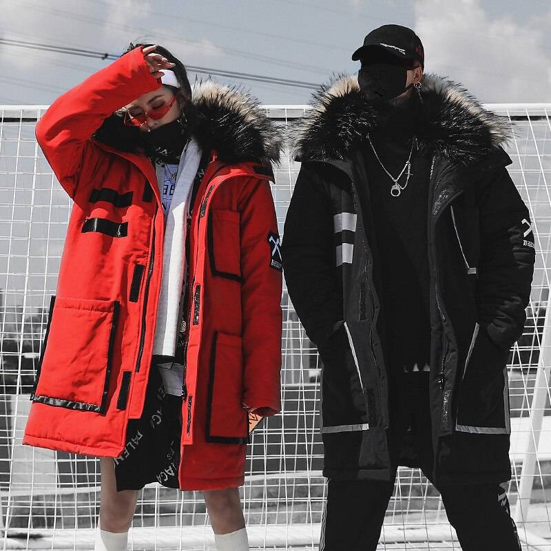 Unisex Techwear Winter Parka with Fur - ATLAS 1