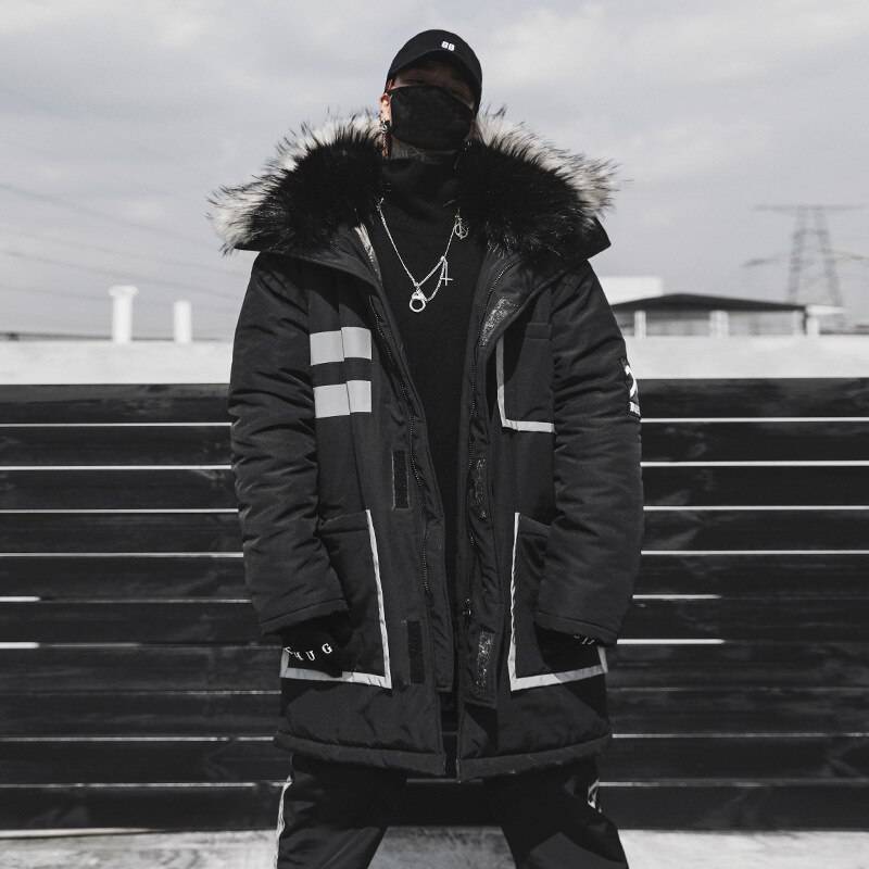 Unisex Techwear Winter Parka with Fur - ATLAS 1