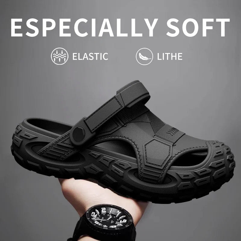 Urban Techwear Summer Casual Clog Sandals - ATLAS 1 - Techwear Store