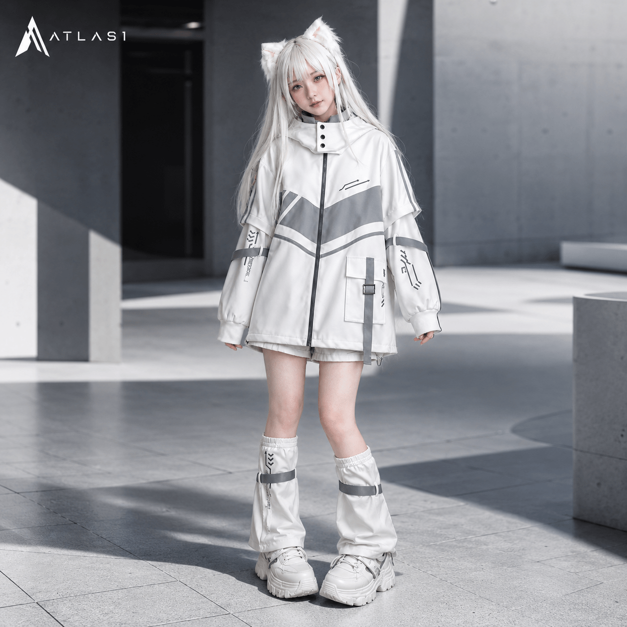 Versatile Contrast Loose Autumn Sports Jacket - ATLAS 1