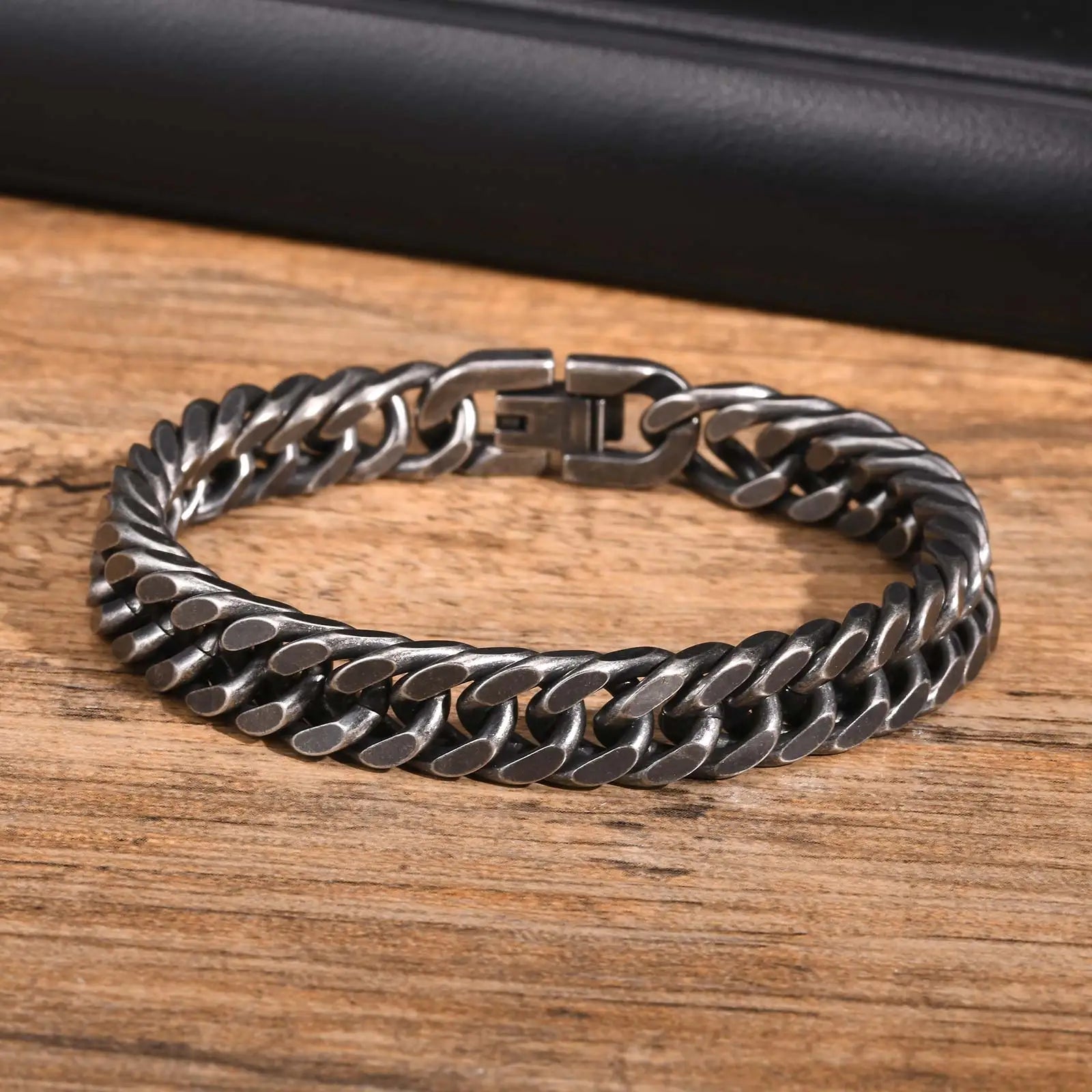 Vintage Byzantine Stainless Steel Braided Link Bracelet - ATLAS 1