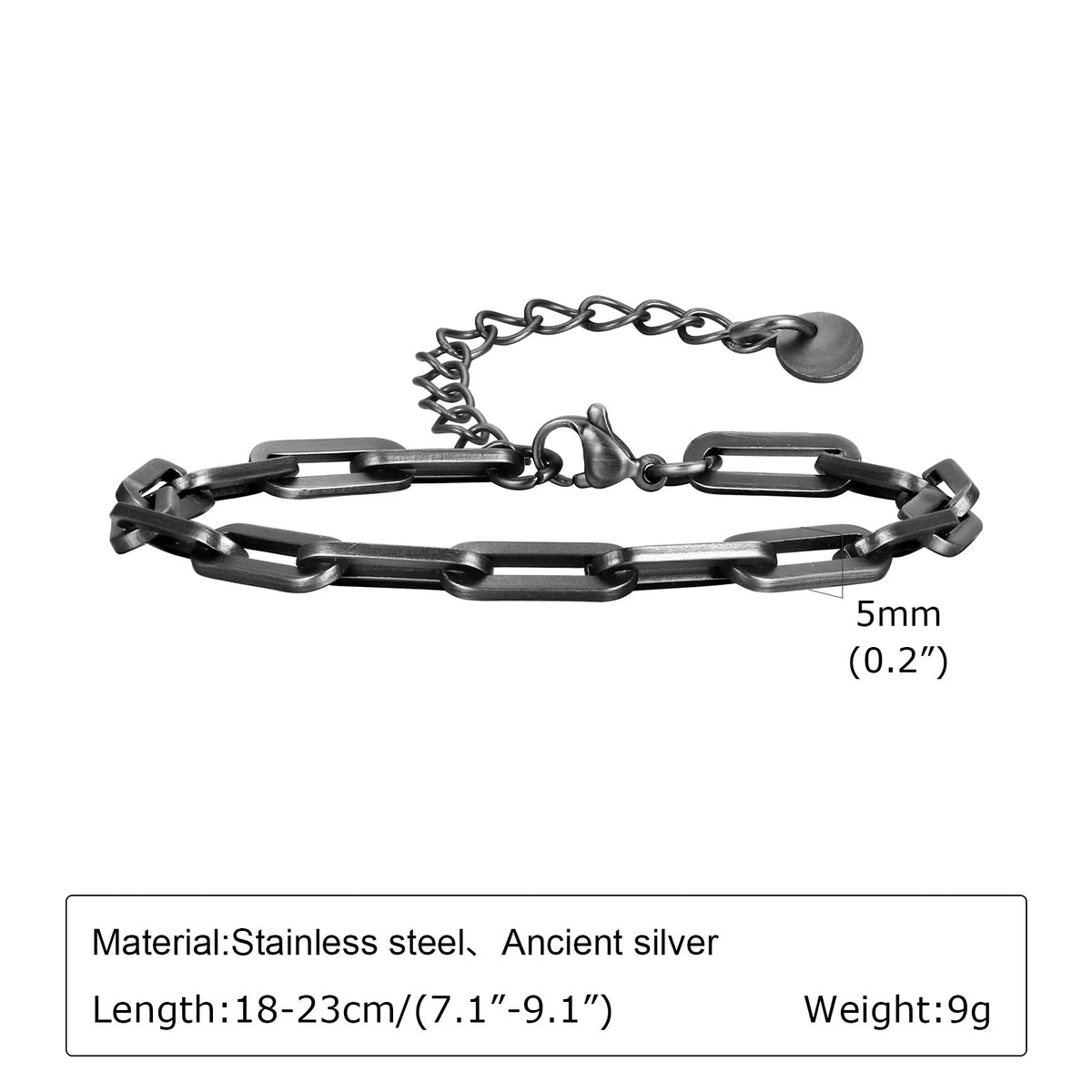 Vintage Byzantine Stainless Steel Braided Link Bracelet - ATLAS 1