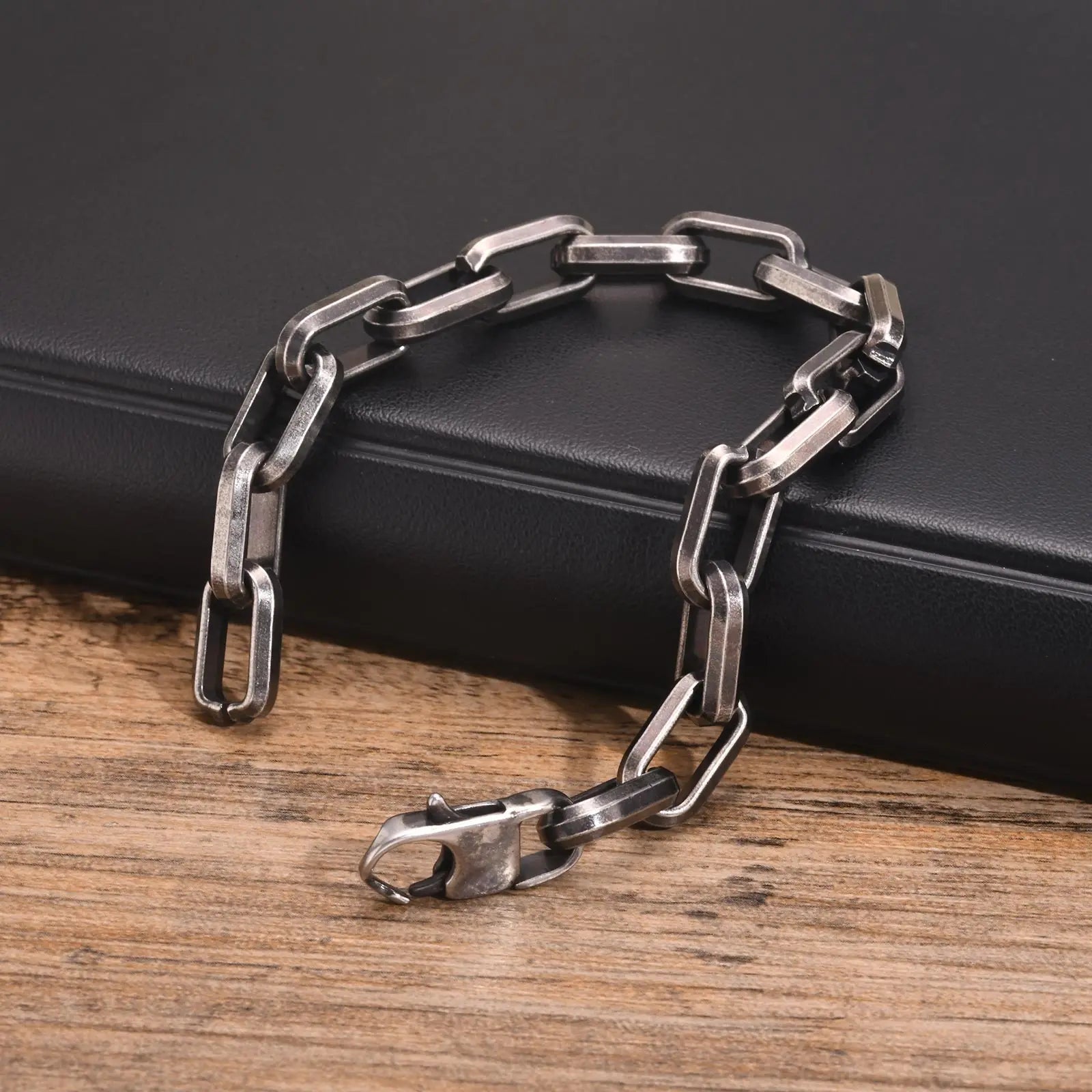 Vintage Byzantine Stainless Steel Braided Link Bracelet - ATLAS 1